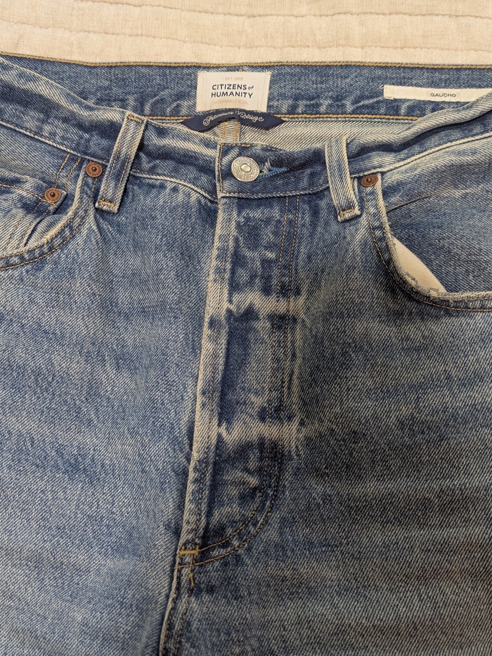 Citizens Of Humanity Gaucho Denim Size 26 - Picture 5 of 6